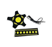 AYWTIUN Entrenador de malabarismos para el fútbol Cinturón de Entrenamiento fútbol con pompón. Artículos Red for balones(Yellow 2)