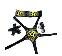 AYWTIUN Entrenador de malabarismos para el fútbol Cinturón de Entrenamiento fútbol con pompón, Entrenador, cinturón Control balón, Suministros, balones, Retorno, se Ajusta(Yellow 1)