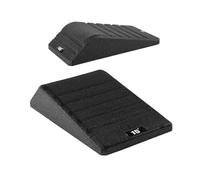 AYWTIUN Plataforma Inclinada para Sentadillas Bloque de cuña for Sentadillas, Tabla rampa Inclinada Profesional Antideslizante, Equipo Yoga for elevación Pantorrilla, Negra, 2 uds