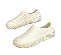 AYWTIUN Zapatos de Cocina para Hombre Antideslizantes para Zapatos de Chef EVA for Hombre, Antideslizantes, Impermeables, cómodos, for la Lluvia, Seguridad for Exteriores(Beige,38-39)