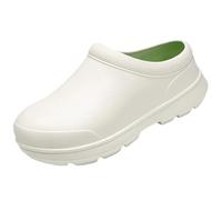 AYWTIUN Zapatos de Cocina para Hombre Antideslizantes para Zapatos de Chef EVA for Hombre y Mujer, Antideslizantes, Impermeables, cómodos, for Trabajadores, for Pesca al Aire Libre(White,42-43)