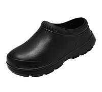 AYWTIUN Zapatos de Cocina para Hombre Antideslizantes para Zapatos de Chef EVA for Hombre y Mujer, Antideslizantes, Impermeables, cómodos, for Trabajadores, for Pesca al Aire Libre(Black,39-40)