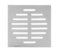 AYXAMO Rejilla Desague Ducha，Desague Ducha Casas de baño Suministros de Plata Tono Cuadrado de Acero Inoxidable de Acero Inoxidable.