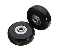 AYXAMO Ruedas Maleta 4 Unids Equipaje Flexible Tornillo De Rodillo Reemplazo Práctico Durable Silent con Herramienta Reparación(60mm X 18mm)