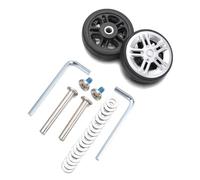 AYXAMO Ruedas Maleta 8 Piezas de Ruedas Repuesto con Tornillos for Maletas Viaje, Kit reparación Ejes, giratorias silenciosas, DIY(50mm x 12mm)