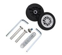 AYXAMO Ruedas Maleta 8 Ruedas duraderas for Equipaje de Viaje con Tornillos, Piezas Maleta, Ejes Repuesto, Kit reparación giratorias, reemplazo DIY(56mm x12mm-2)