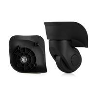 AYXAMO Ruedas Maleta 8 Ruedas for Maletas, giratorias Equipaje, silenciosas de Repuesto, Accesorios carritos Aduanas(Black Small)