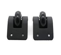 AYXAMO Ruedas Maleta Un Solo par de Equipaje Maleta Viaje Reparación Ruedas Black Trolley Travel Equipaje Caster direccionales