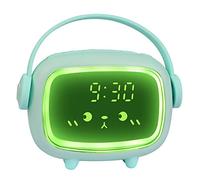 Ayybboo Despertador Digital Infantil con Luces de Colores,Reloj Silencioso con Lámpara Nocturna para Niñas y Niños,Ideal para Entrenamiento del Sueño,Regalo 3-12 Años
