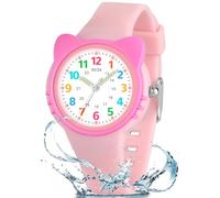 Ayybboo Reloj Infantil para niño y niña, Reloj de Pulsera analógico Educativo para niños Resistente al Agua 3ATM, Correa Suave, fácil de Leer, para niños de 4 a 15 años