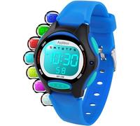 Ayybboo Reloj Niño Digital Infantil con 7 Luces LED,Impermeable 3 ATM, Alarma,Fecha,Cronómetro,Reloj Deportivo de Pulsera para Niñas y Niños,Regalo Ideal