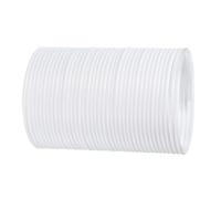 AYYDS Tubo de Peddigrohr, Ø 3,5 - 4,1 mm, hueco redondo de plástico de ratán, resistente al agua, rollo de 500 g = 75 m de material trenzado para tejer, ratán hecho a mano, artesanía (blanco)