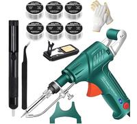 Ayyecoeeye Pistola de Soldadura 3 en 1 Láser Portátil Calentada Internamente Industrial Láser Económica Herramienta para Eliminación de Óxido, Corte y Soldadura con Seis Rollos de Alambre de Repuesto