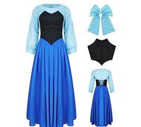 AYYOHON Ariel - Disfraz clásico de sirena para mujer, vestido de princesa para fiesta de Halloween, cosplay, cumpleaños, disfraz para adultos, talla XL