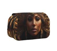 AYYQWE Antiguo Egipto Tribe Series - Bolsa ligera para bolígrafos, papelería, viajes, oficina, gran capacidad, artículos de tocador