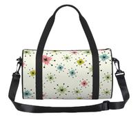 AYYQWE Atomic Stars - Bolsa deportiva ligera con estampado de estrellas retro para adultos, mochila de viaje diaria, camping, yoga, fitness