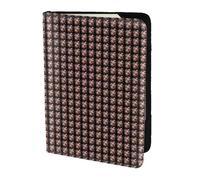 AYYQWE Beautiful Flowers 1 Print - Funda tipo cartera para pasaporte, documentos de viaje, elegante, segura y ligera, Black, Talla única