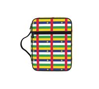 AYYQWE Bolsa de almacenamiento de la Biblia con estampado de bandera de África Central, impermeable, para el hogar, iglesia, viajes, servicio de adoración