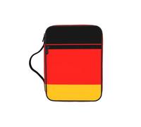 AYYQWE Bolsa de almacenamiento de la Biblia con estampado de bandera de Alemania, impermeable para el hogar, iglesia, viajes, servicio de adoración