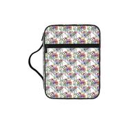 AYYQWE Bolsa de almacenamiento de la Biblia para hombres y mujeres, con estampado de jardín, resistente al agua, para el hogar, iglesia, viajes, servicio de adoración