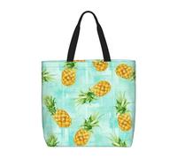AYYQWE Bolsa de hombro con estampado de piña verde. Bolsa de hombro para mujer, para uso diario, compras, viajes, playa, trabajo