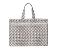 AYYQWE Bolsa de lona unisex con estampado de flores silvestres, pájaros, hojas, ramas, para compras, oficina, viajes, playa, almacenamiento de documentos