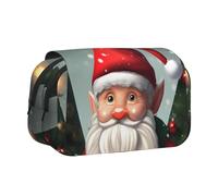 AYYQWE Bolsa ligera con estampado de gnomos de Navidad, elegante, papelería, viajes, oficina, gran capacidad, artículos de tocador