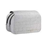 AYYQWE Bolsa ligera para bolígrafos, papelería, viajes, oficina, gran capacidad, diseño de ladrillos blancos viejos