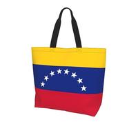 AYYQWE Bolso de hombro de gran capacidad con estampado de bandera de Venezuela, uso diario, viajes, trabajo, ligero, casual, salidas de compras