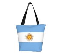 AYYQWE Bolso de hombro para mujer con estampado de bandera argentina, ligero, casual, para ir de compras todos los días