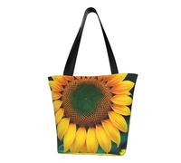 AYYQWE Bolso de hombro para mujer con estampado de girasoles y arcoíris, a la moda, ligero, casual, compras, todos los días
