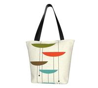 AYYQWE Bolso de hombro para mujer con estampado moderno de mediados de siglo, ligero, casual, compras, todos los días