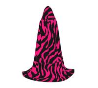 AYYQWE Capa con capucha para carnaval, disfraz de cebra, tigre, leopardo, rosa, para festivales, eventos, celebraciones al aire libre