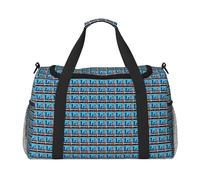 AYYQWE Chicago Reflect - Bolsa de viaje de mano con estampado reflectante para mujeres y hombres, viajes de negocios, camping, viajes diarios