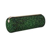 AYYQWE Estuche cilíndrico elegante con estampado de Hacker era, estuche para bolígrafos, accesorios de oficina, organizador de artículos de papelería, Gold, One Size, Organizador de bolsas