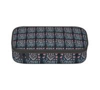 AYYQWE Estuche versátil con texto en inglés "I Love You Words with Hearts" para estudiantes, 8.3 x 2 x 3.7 pulgadas, bolsa de almacenamiento, uso escolar y oficina, Black, Talla única