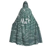 AYYQWE Formulas Shapes Theory - Capa con capucha para adultos, disfraz de carnaval, cosplay, bailes de máscaras, celebraciones al aire libre