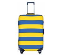 AYYQWE Funda universal para maleta, diseño de bandera de Ucrania, impermeable, elástica, para viajes de negocios, protector de equipaje, White, S, Organizador de bolsas