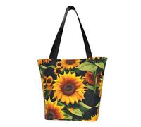 AYYQWE Hermoso bolso de hombro para mujer, con estampado de girasoles, ligero, cruzado, casual, compras, todos los días