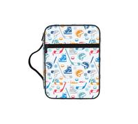 AYYQWE Hockey Elements - Bolsa de almacenamiento de la Biblia con estampado creativo para hombres y mujeres, impermeable, para el hogar, iglesia, viajes, servicio de adoración