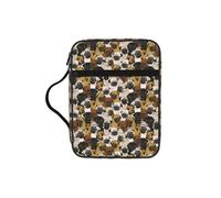 AYYQWE Imagen De Pug Print - Bolsa de almacenamiento de la Biblia para hombre y mujer, impermeable, para el hogar, iglesia, viajes, servicio de adoración