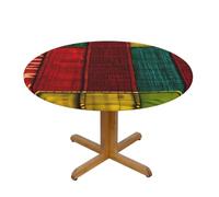 AYYQWE Mantel redondo de estilo africano con estampado de retazos 1 para comedor, cocina, boda, fiesta, exterior e interior