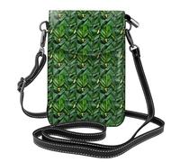 AYYQWE Mini bolso de hombro con estampado de hojas de plátano para mujer, ligero, a la moda, viajes, regalo diario
