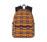 AYYQWE Mochila informal unisex con estampado de bandera del Reino de Hawaii, ligera, resistente al agua, viajes de fin de semana, viajes al aire libre