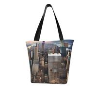 AYYQWE New York Fashion City Print Summer Shoulder Bag Beach Crossbody Bag Travel Shopping Gym Hiking Party Eventos