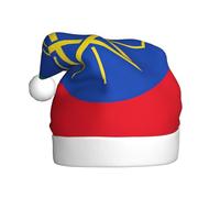 AYYQWE Sombrero de Papá Noel con estampado de bandera de Etiopía para hombres y mujeres, decoración de fiesta, Año Nuevo, celebraciones, gorro de Navidad