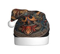 AYYQWE Sombrero de Papá Noel con estampado múltiple para hombres y mujeres, decoración de fiesta, Año Nuevo, celebraciones, Navidad, gorra