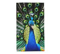 AYYQWE Toalla de baño ligera y absorbente con estampado de pavo real, para viajes, baño, playa, gimnasio, hogar, piscina, uso al aire libre