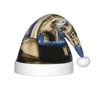 AYYQWE Tower Bridge in London - Sombrero de Navidad con estampado de puente de la torre en Londres, accesorios de Navidad para niños y niñas