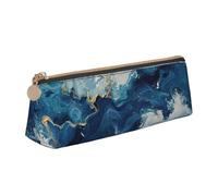 AYYQWE Within The Tides - Estuche para lápices de gran capacidad con cremallera, diseño triangular, para maquillaje, escuela, universidad, White, Talla única